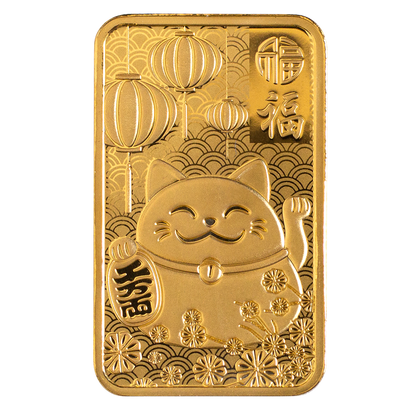 PAMP - Good Luck 5g Pure Gold Bar