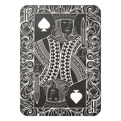 PAMP - 1oz Pure Silver Shaped Coin - Royal Flush King of Spades