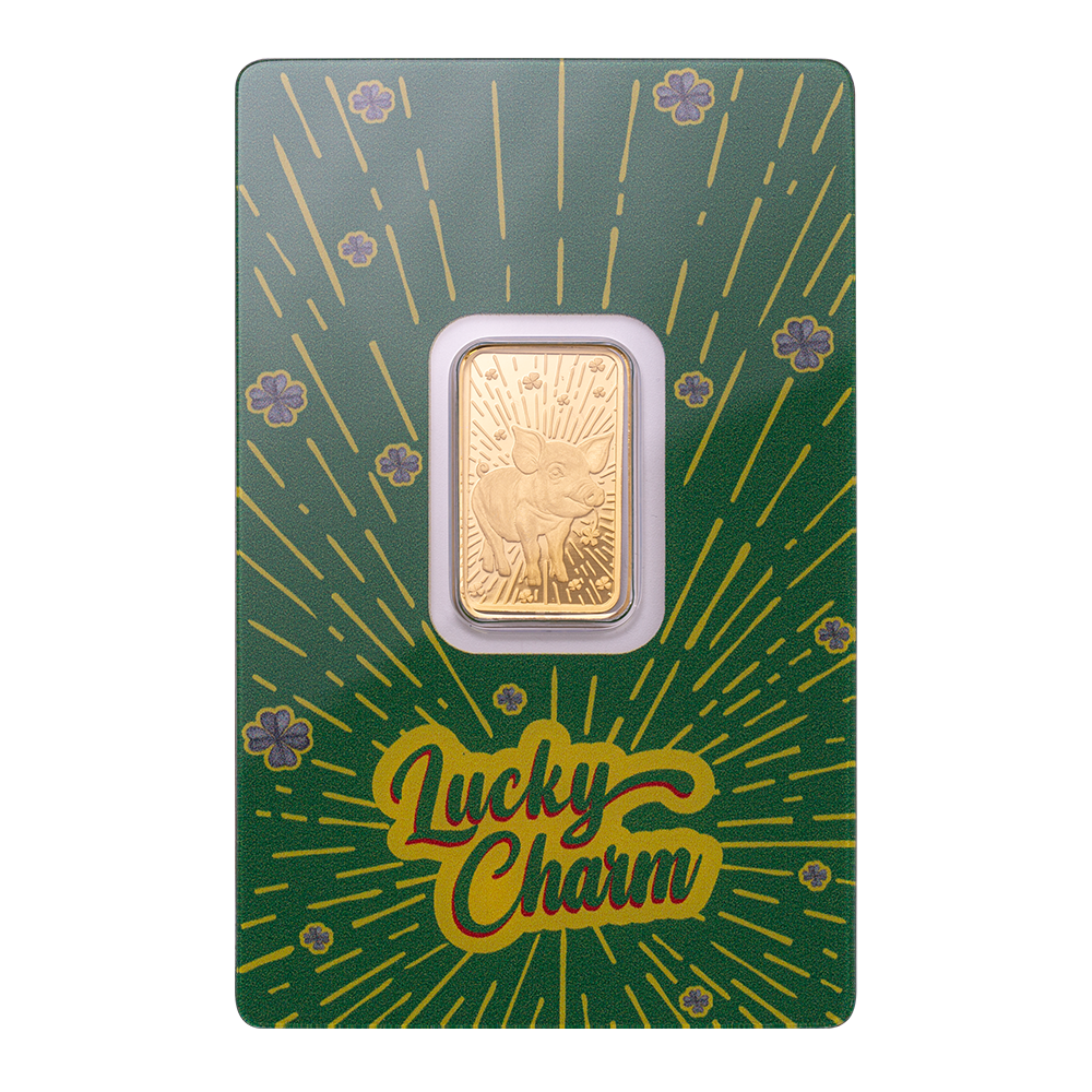 PAMP - Lucky Pig 5g Pure Gold Bar