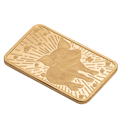 PAMP - Lucky Pig 5g Pure Gold Bar