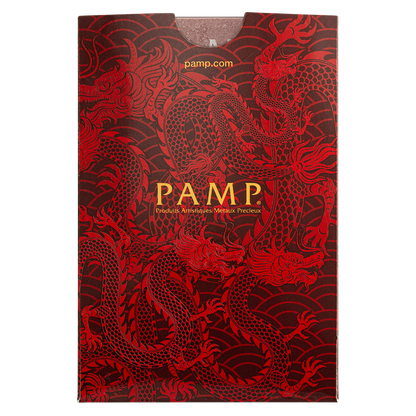 PAMP - 1 oz Gold Bar PAMP Suisse Good Luck Yellow Dragon (New in Assay)